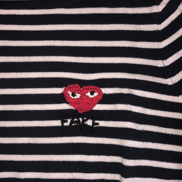 Simons stripped shirt comme des garçon style - Picture 2 of 3